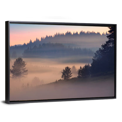 Foggy Forest Wall Art