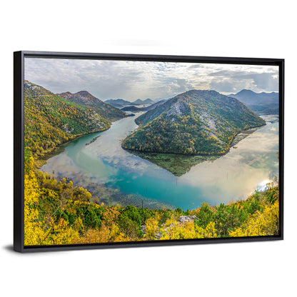 Rijeka Crnojevića Bend, Lake Skadar Wall Art