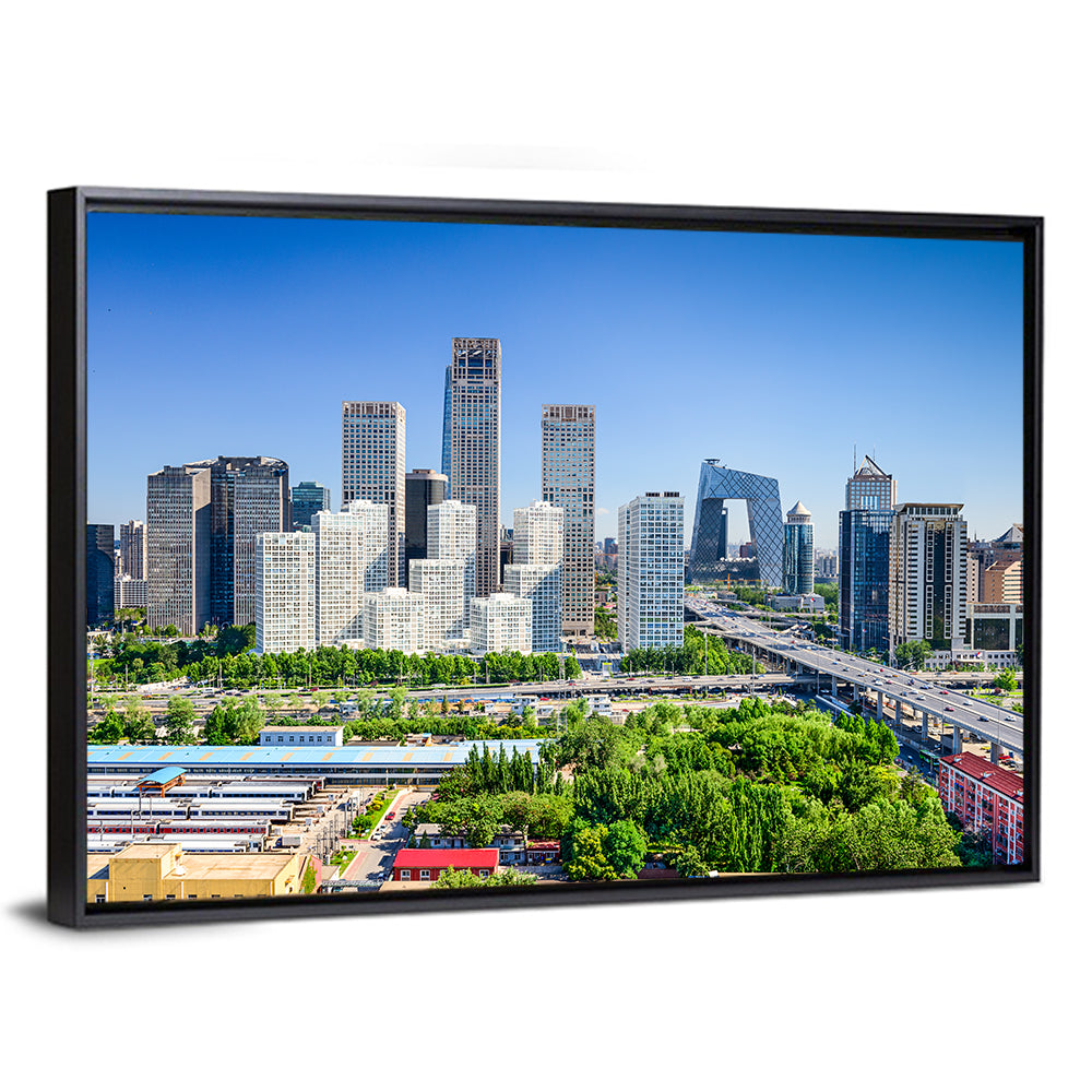 Beijing Cctv Headquarters Skyline Wall Art
