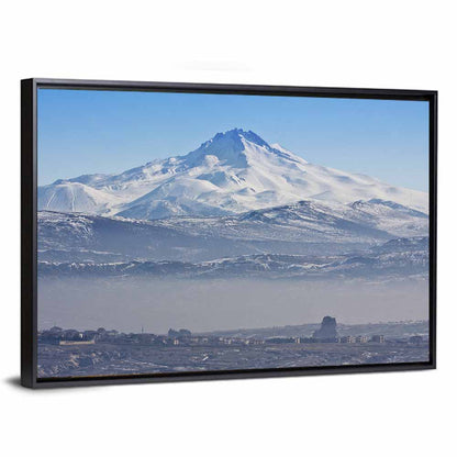 Mount Erciyes Winter Landscape Wall Art