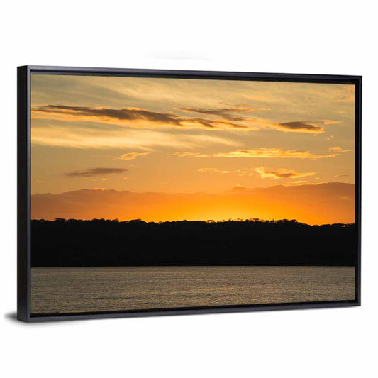 Sunrise Over Lake Apoyo Wall Art