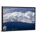 Lake Sevan Aerial Winter View Wall Art