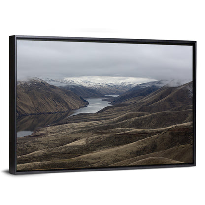 Snow-dusted Snake River Canyon Wall Art