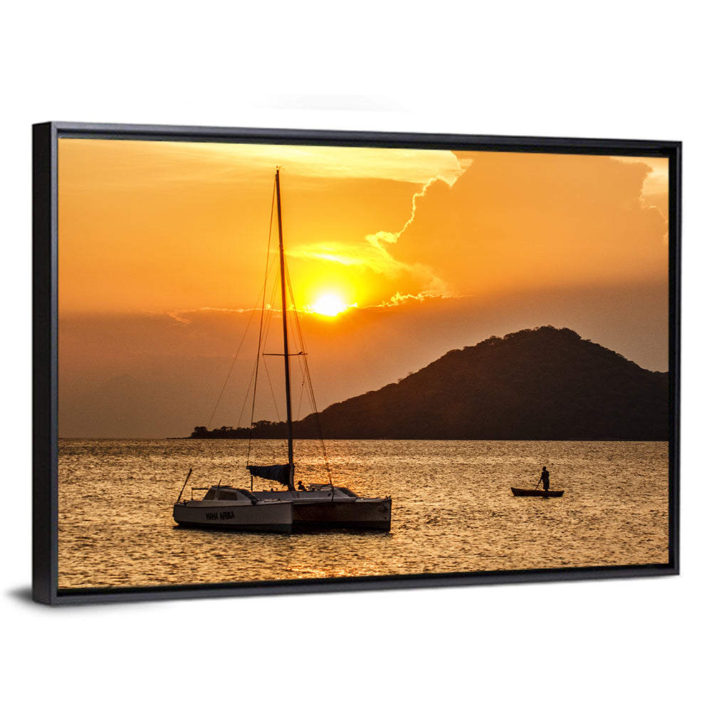 Mama Afrika Sunset, Lake Malawi Wall Art
