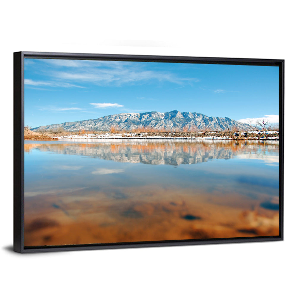 Rio Grande at Sandia Mountains Wall Art
