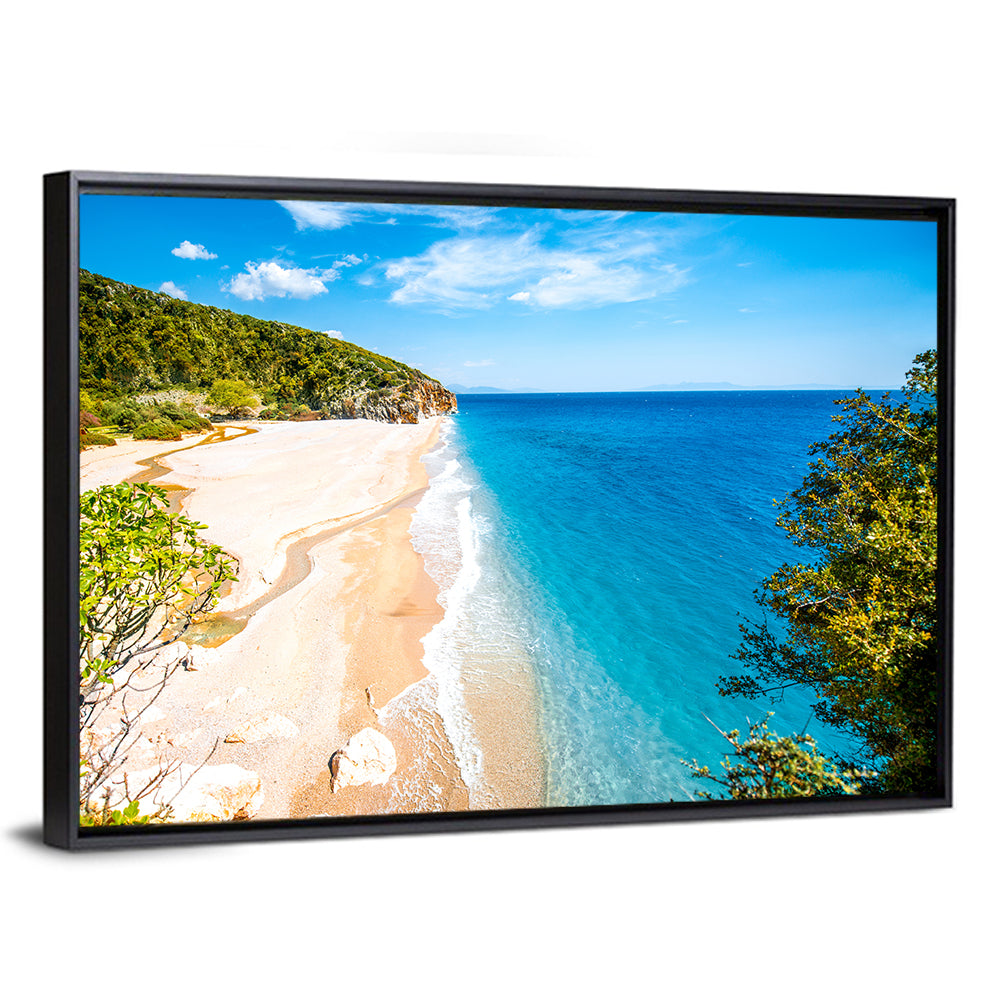Mylopotamos Turquoise Beach Wall Art