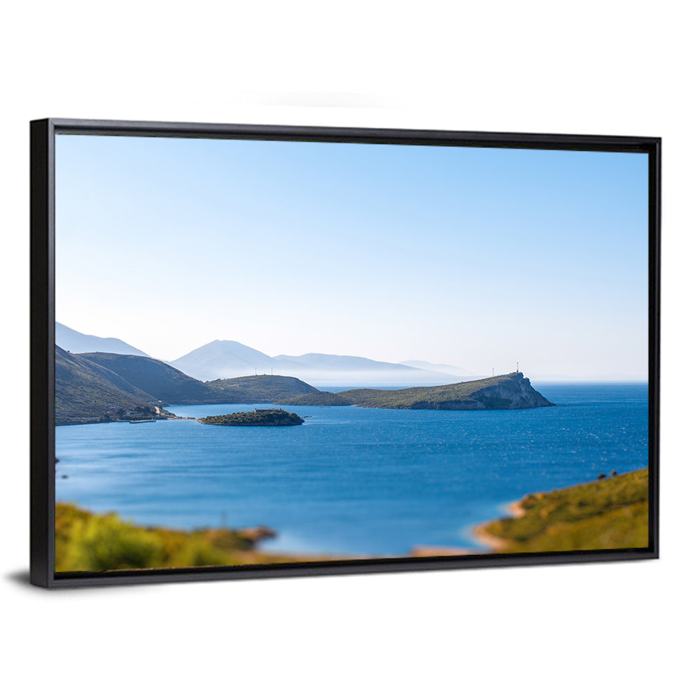 Coastal Cliffs and Lighthouse Bay Wall Art