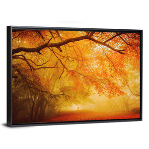 Autumn Forest Pathway Wall Art