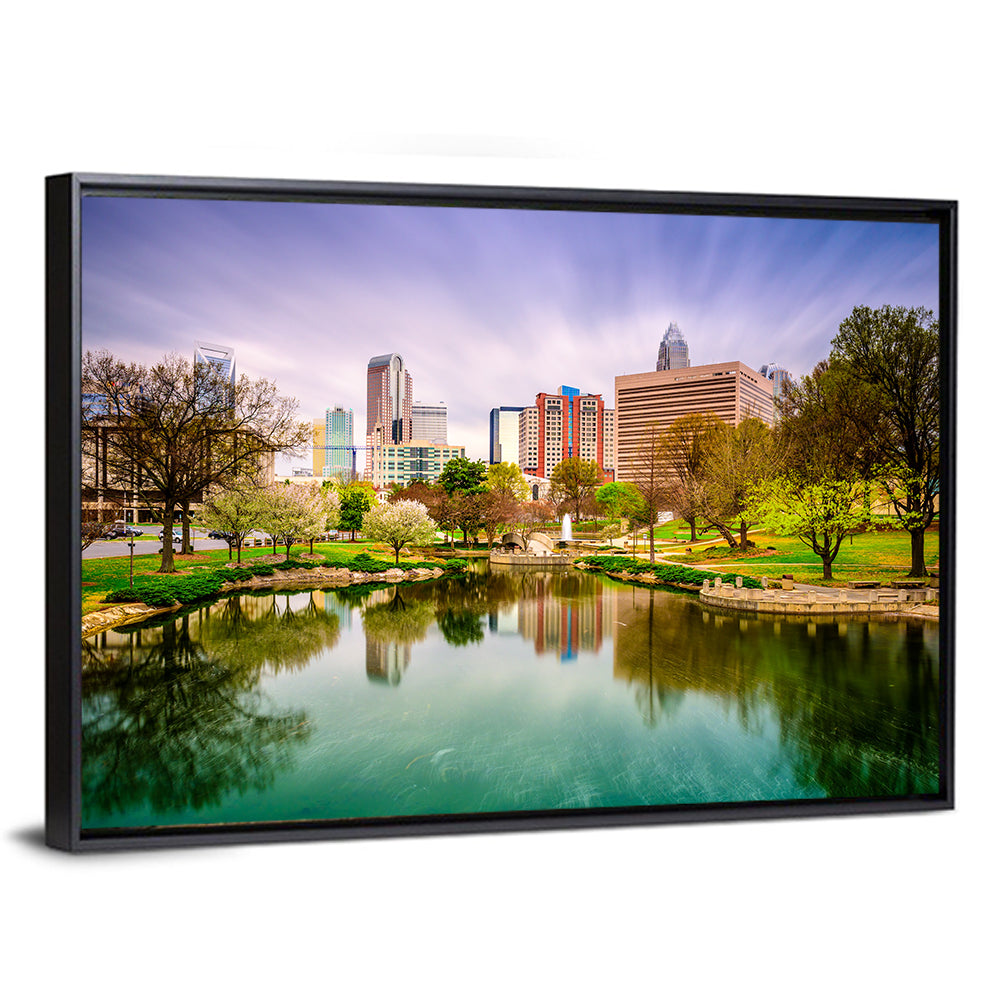 Charlotte Skyline at Marshall Park Wall Art