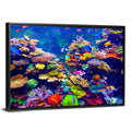 Tropical Coral Reef Aquarium Wall Art