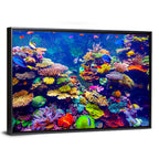 Tropical Coral Reef Aquarium Wall Art