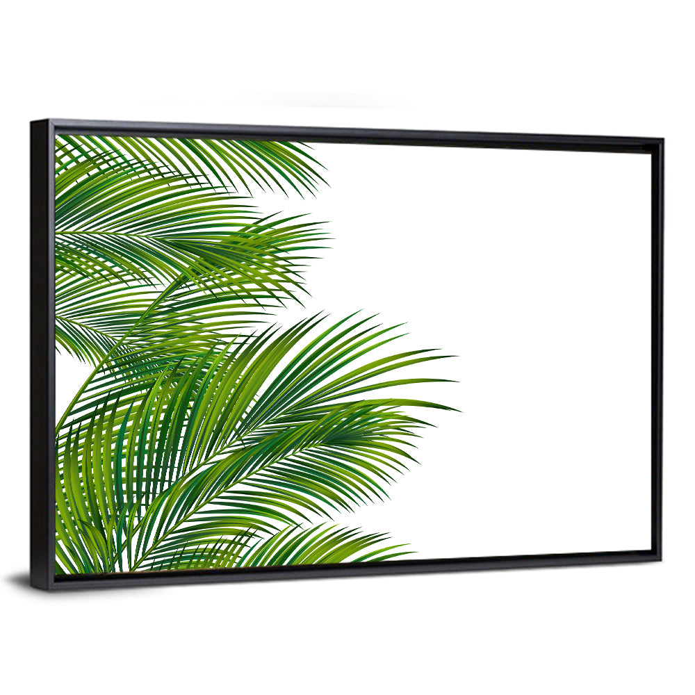 Asymmetrical Palm Fronds Wall Art