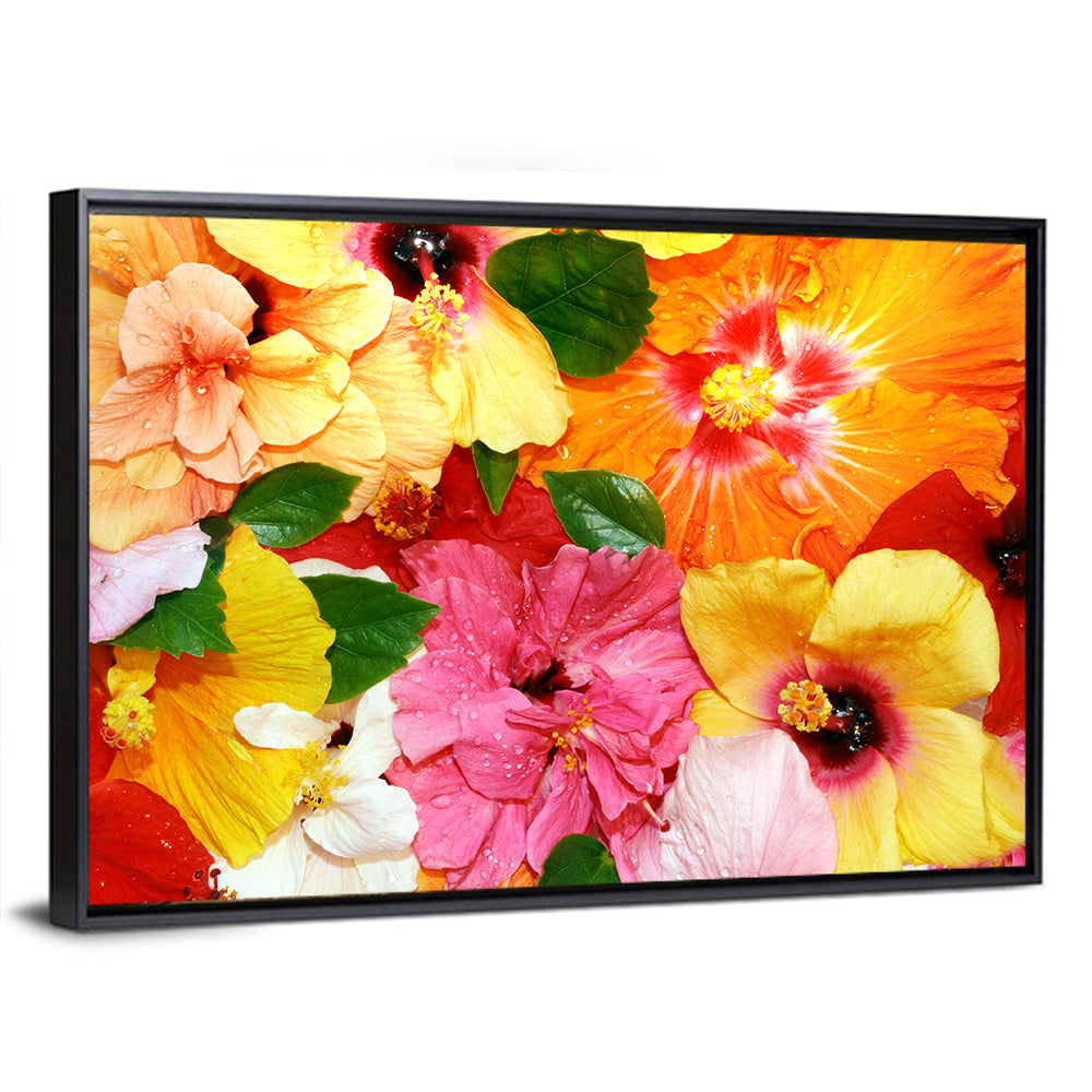 Vibrant Hibiscus Close-up Wall Art