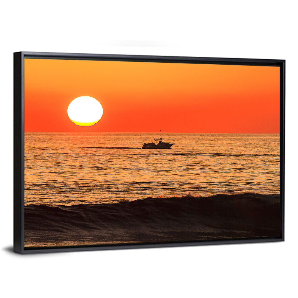 Oceanside Beach California Sunset Wall Art