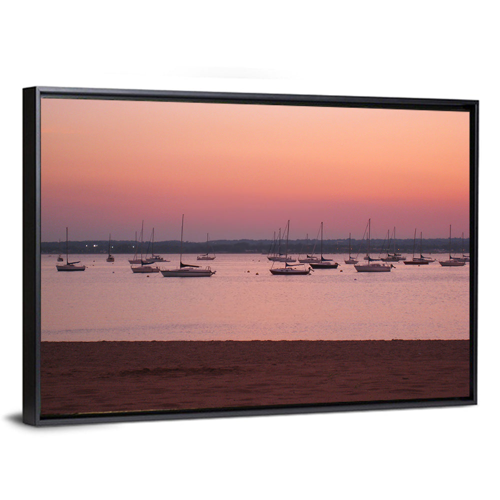East Haven Beach Sunset Wall Art