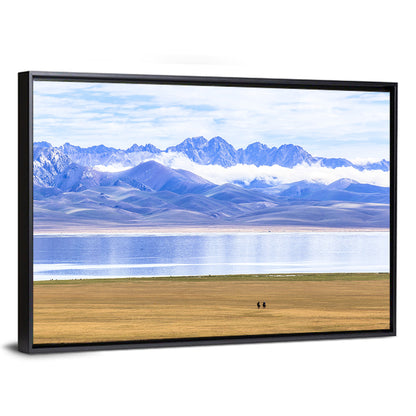 Song Kul Lake Silhouettes Wall Art