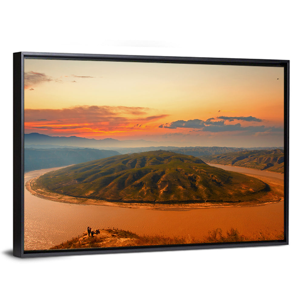 Yellow River Qianshan Bend Wall Art