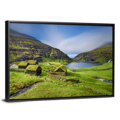 Saksun Turf Roof Cabins Wall Art