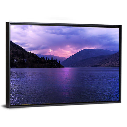 Lake Chelan Violet Sunset Wall Art