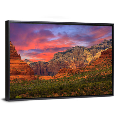 Sedona Red Rocks Sunrise Wall Art