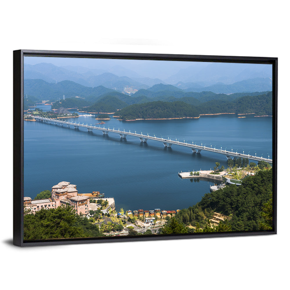 Qiandao Lake Bridge View Wall Art