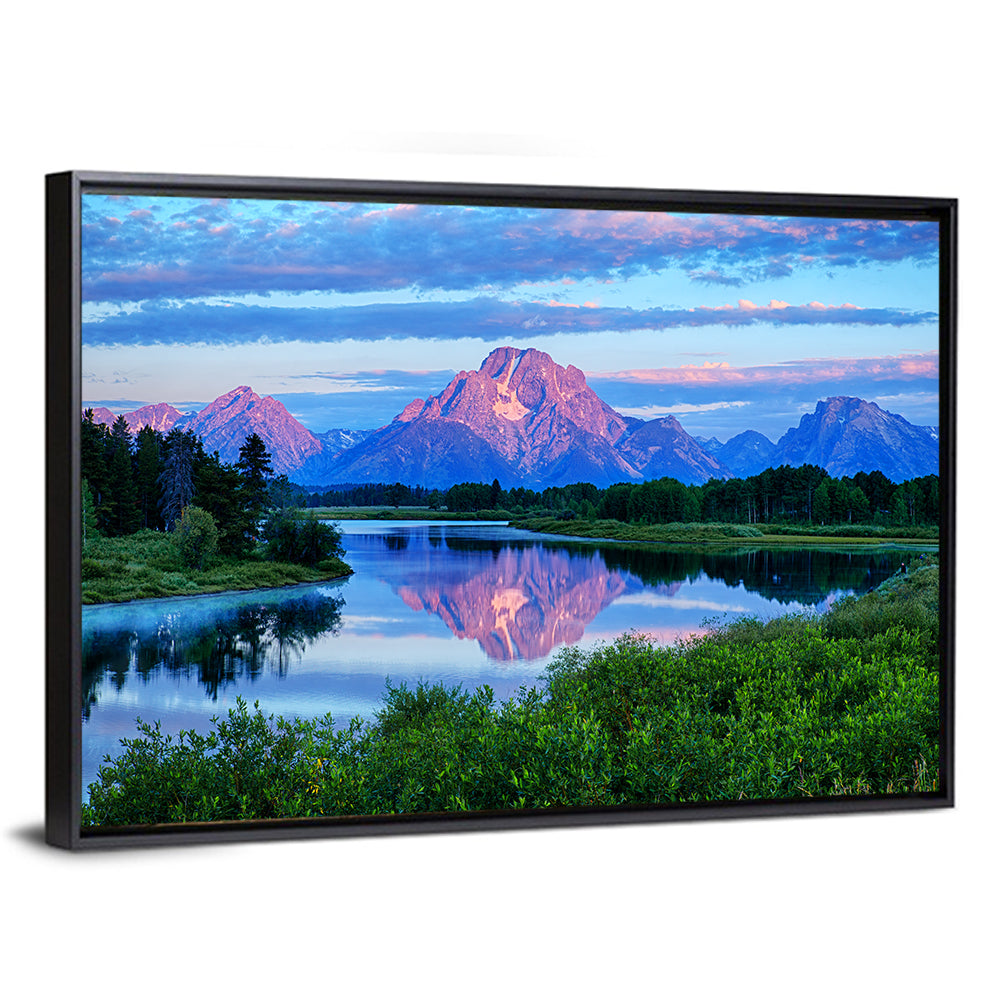 Oxbow Bend Dawn Reflection Wall Art