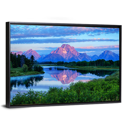 Oxbow Bend Dawn Reflection Wall Art