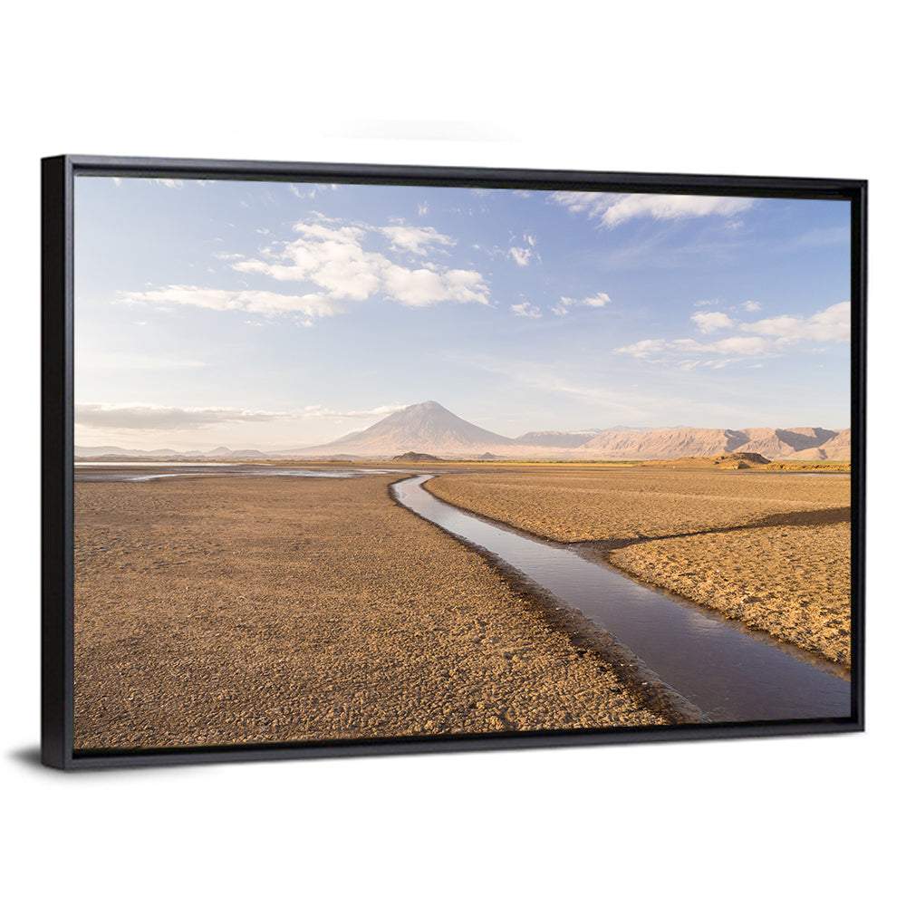 Lake Natron with Ol Doinyo Lengai Wall Art