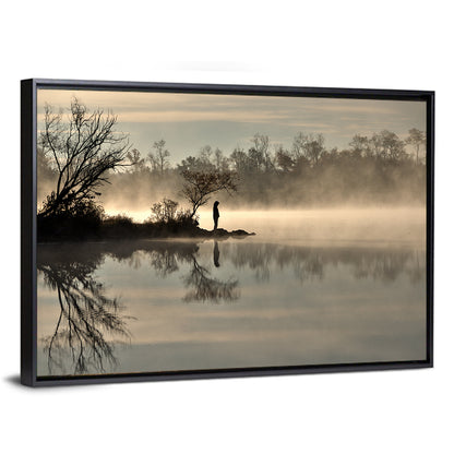 Centennial Lake Mist Wall Art