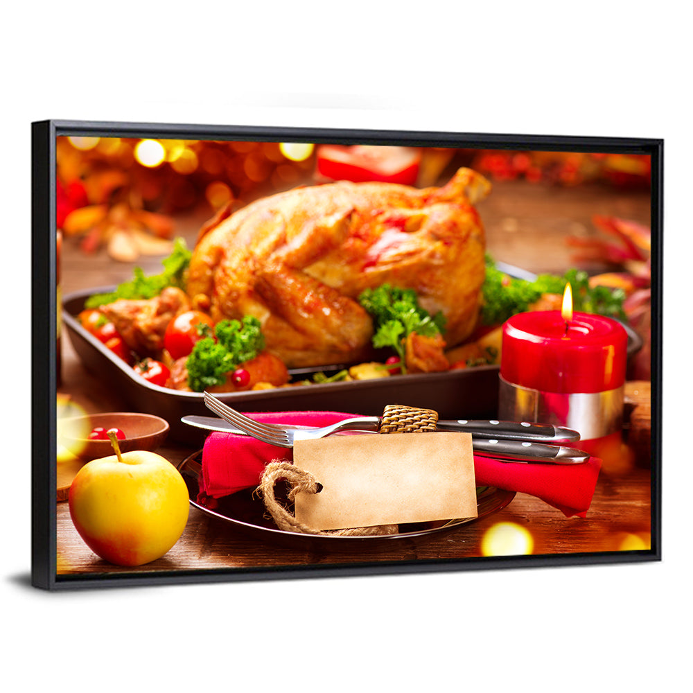 Roasted Turkey Holiday Still Life Wall Art