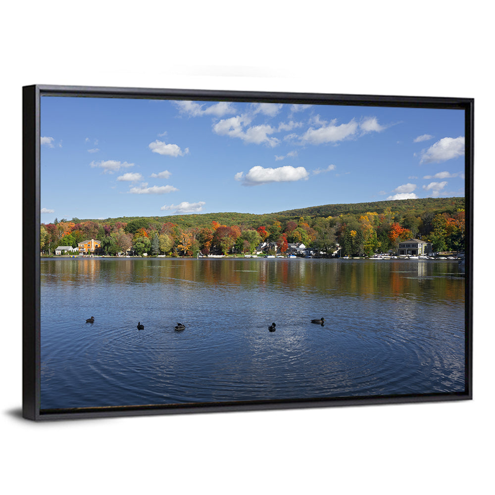 Greenwood Lake Autumn Landscape Wall Art