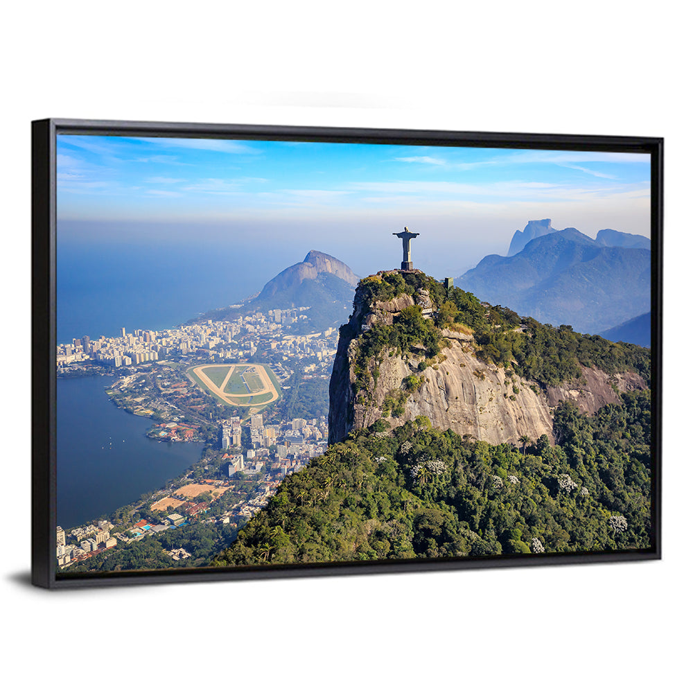 Rio De Janeiro Skyline with Christ the Redeemer Wall Art