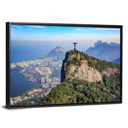 Rio De Janeiro Skyline with Christ the Redeemer Wall Art