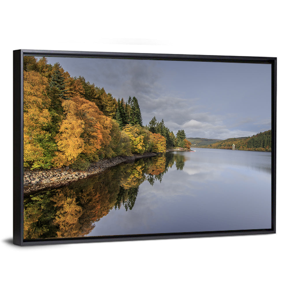 Autumn at Lake Vyrnwy Wall Art