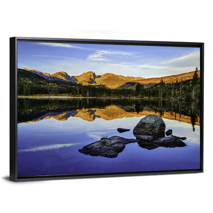 Sprague Lake Sunrise Reflection Wall Art