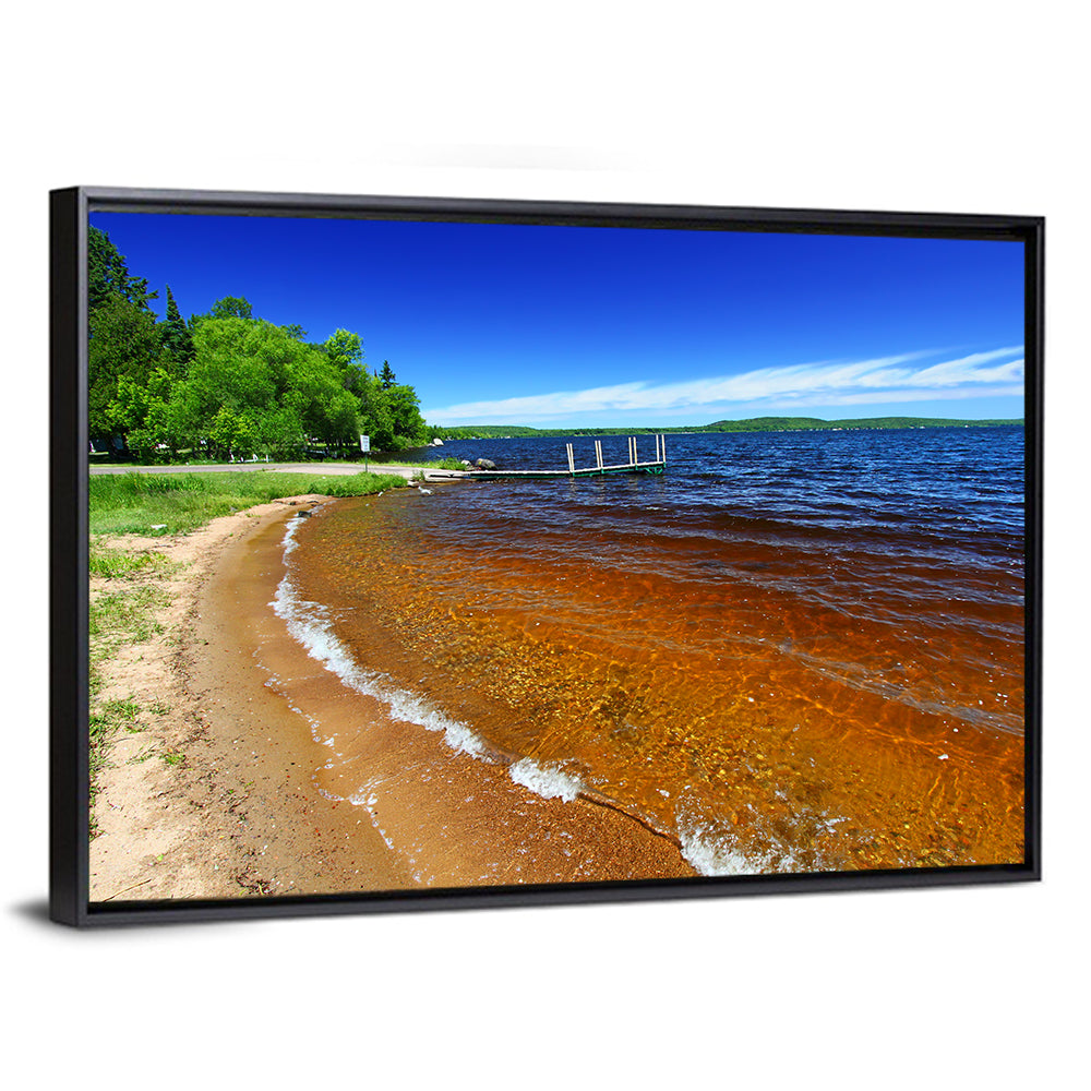 Lake Gogebic Sunny Shoreline Wall Art