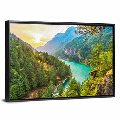 Diablo Lake Sunrise Wall Art