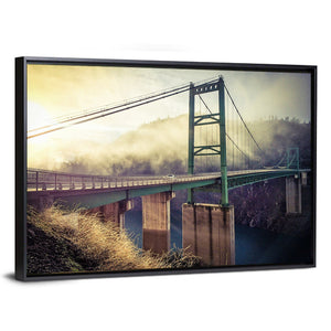 Bridge Over Lake Oroville Wall Art