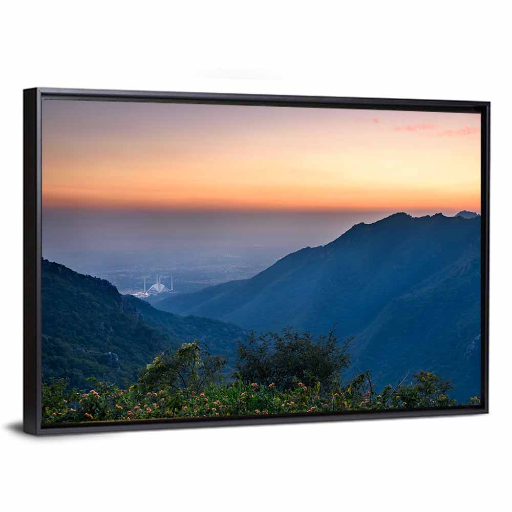 Margalla Hills Twilight Wall Art
