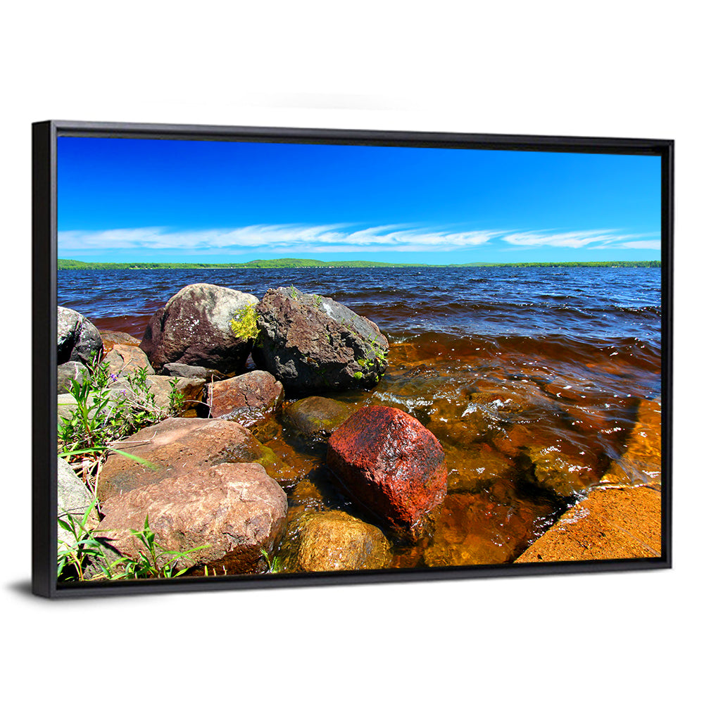 Lake Gogebic Rocky Shoreline Wall Art