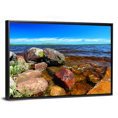 Lake Gogebic Rocky Shoreline Wall Art