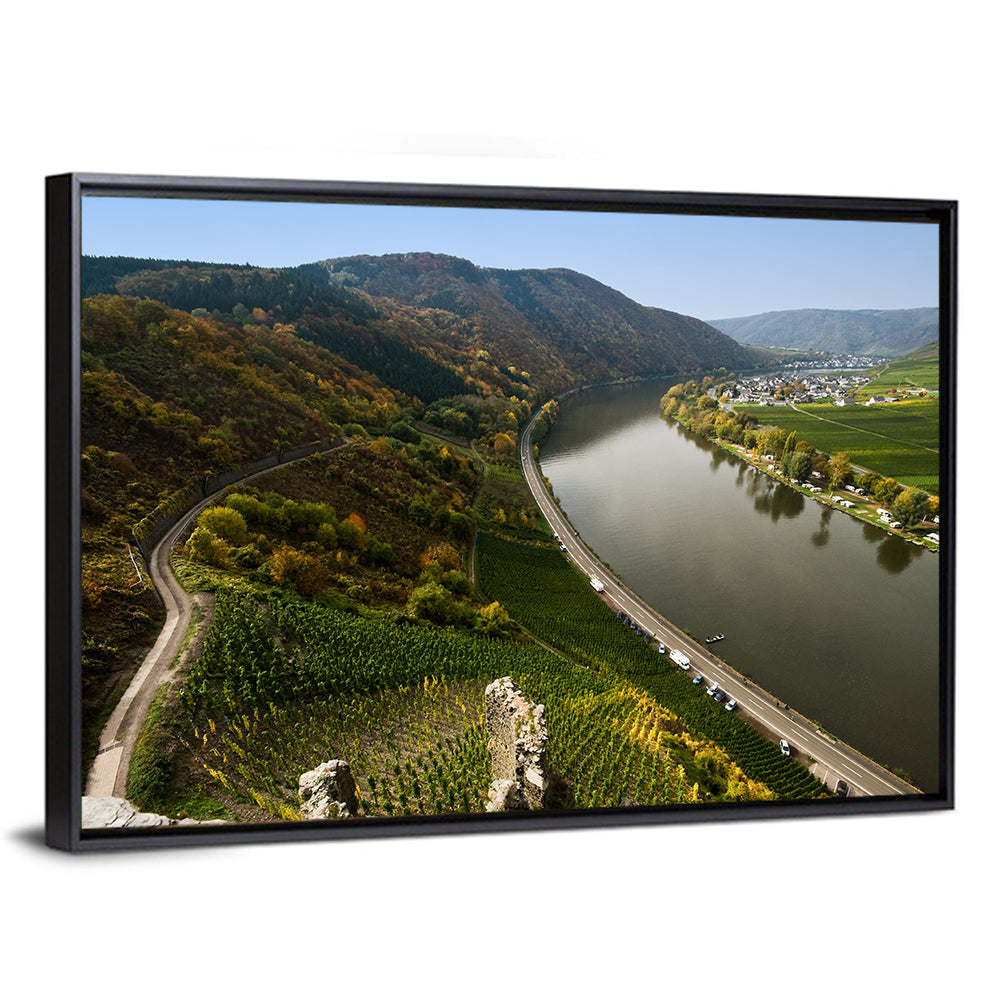 Mosel Valley at Bremm, Germany Wall Art
