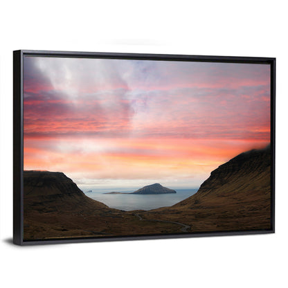 Klakkur Dusk Over Kalsoy Wall Art