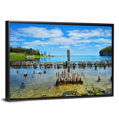 Big Bay De Noc Garden View Wall Art