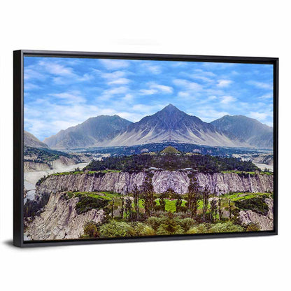 Karimabad Valley Reflection Wall Art