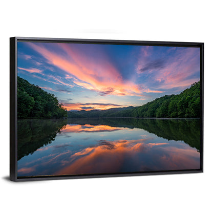 Appalachian Lake Sunset Wall Art