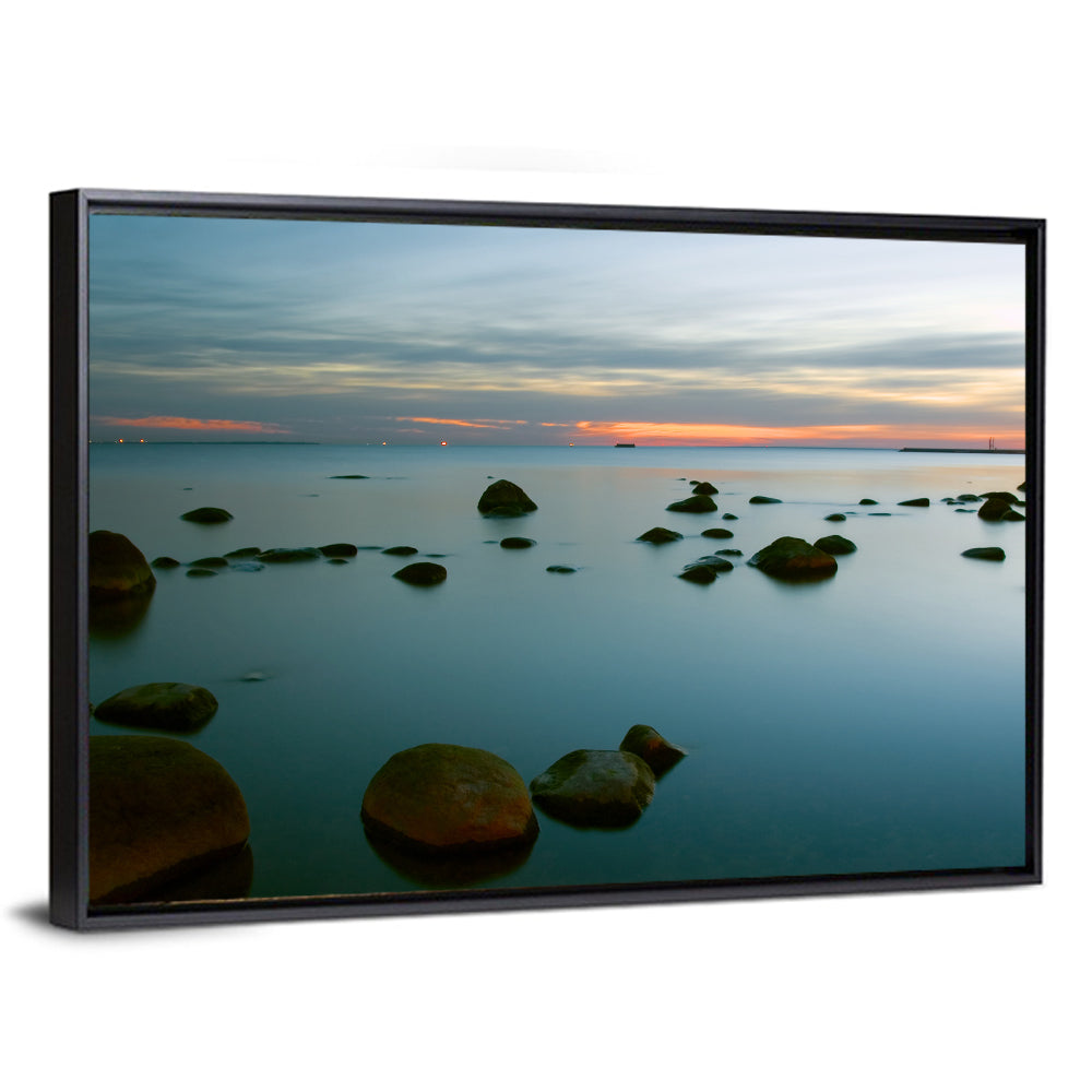 Baltic Sea at Twilight Wall Art