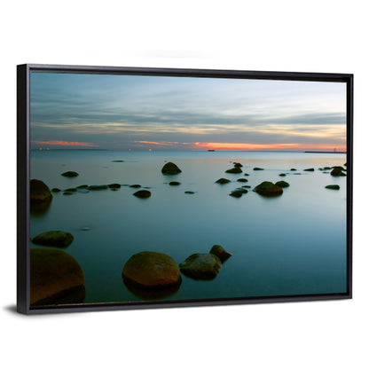 Baltic Sea at Twilight Wall Art