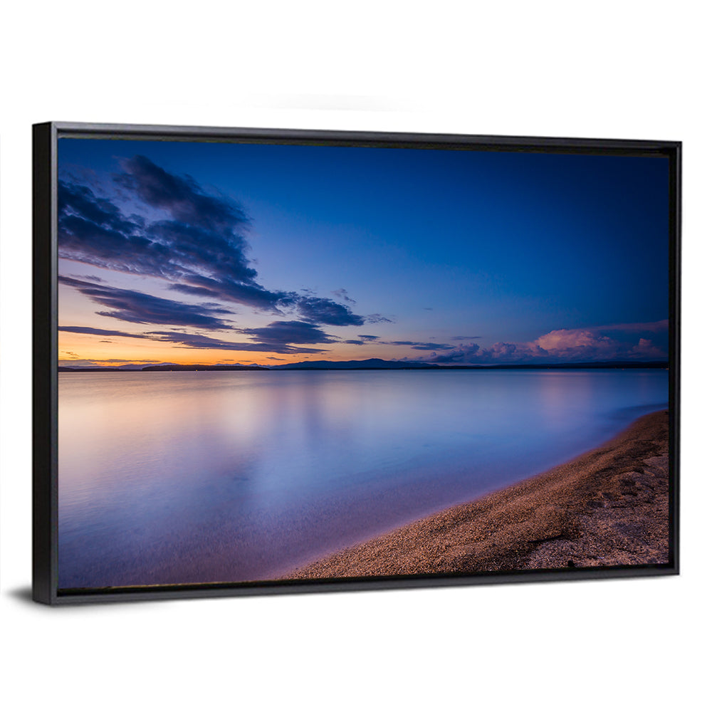 Lake Winnipesaukee Shoreline Sunset Wall Art