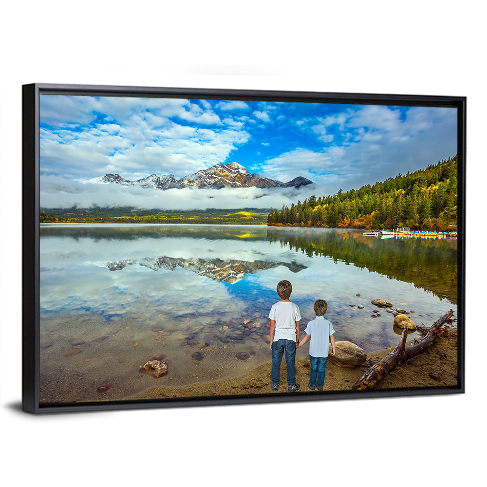 Pyramid Lake Reflection Wall Art